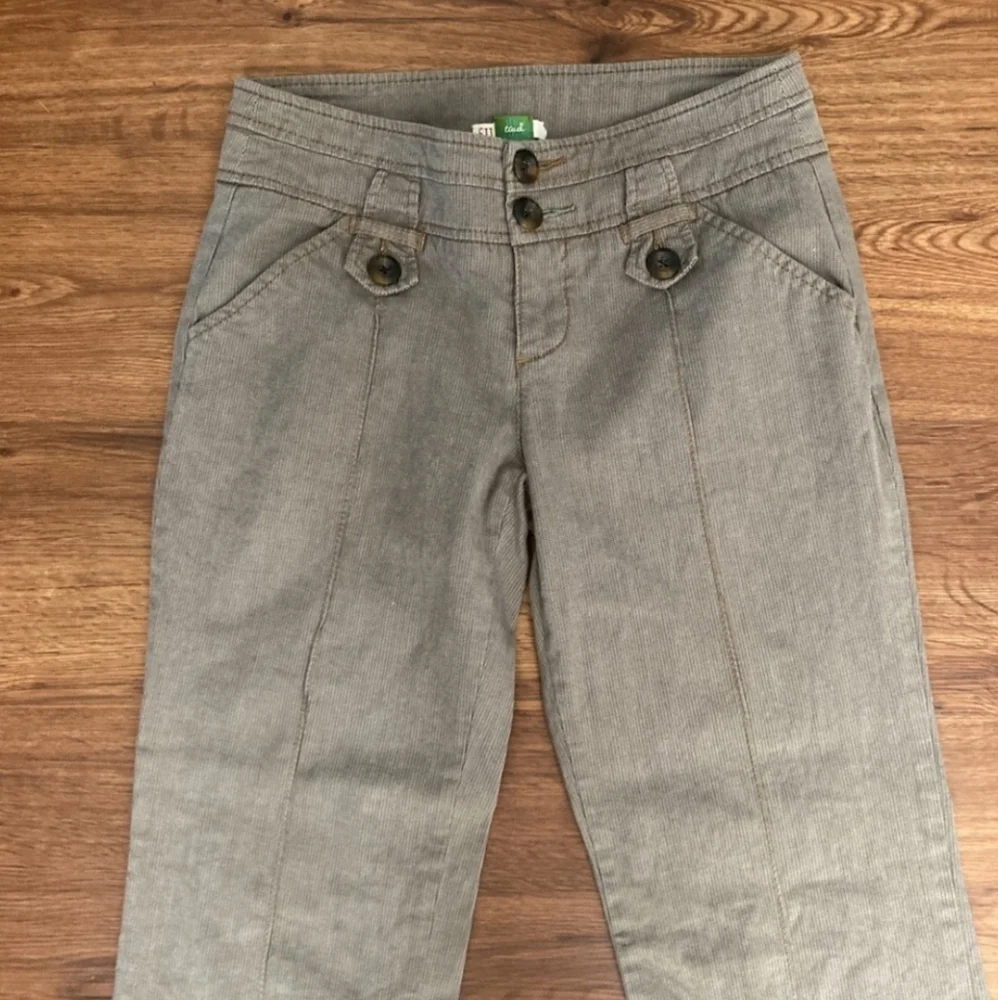 ANTHROPOLOGY etc twa lucerne tan taupe pants size 2